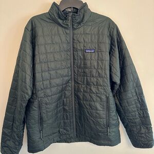 Patagonia Nano Puff Jacket - Dark Green, Size L